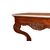 Consolle francese stile Luigi Filippo in legno di noce con piano in marmo cassetto e motivi di intaglio