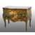 Cassettone antico Napoleone III Francese in legno laccato e dipinto con piano in marmo rosso Francia. Periodo XIX secolo.