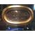 Oval copper plaque depicting the Napoleonic battle of Austerlitz with a contemporary 19th-century frame.