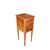 Mobiletto comodino francese stile Luigi XVI del 1800 in legno di noce con serrandina