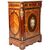Credenza in legno in palissandro, intarsi in varie essenze, placche in porcellana e finiture in bronzo dorato, Francia, fine XIX secolo