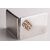 Antique Italian silver cigar case with gold initials - A/EP