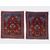 Pair of antique KASHAN bedside rugs - n.145-146