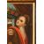 Pair of antique French paintings with a portrait of Lavinia - O/7418