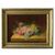 "Rose sul tavolo" olio su tela francese Ottocento - O/6796