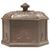 Antique cast iron tobacco box. - O/1988
