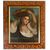 Pair of antique French paintings with a portrait of Lavinia - O/7418