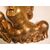 Pair of large 18th-century gilded wood angels - O/7283