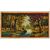 Rare small Persian KASHAN carpet with "panorama" subject - SN