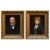 Pair of signed and dated German portraits, with great personality - O/5504