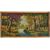 Rare small Persian KASHAN carpet with "panorama" subject - SN