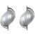 Pair of designer wall lamps - O/6163