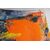 Large 'raku' ceramic wall plate - O/7467
