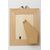 Wooden and silver-plated brass photo frame - O/1785