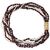 Garnets and river pearls necklace with gold clasp - G/227