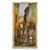 Italian ceramic panel painted with Ligurian landscape - O/8191 -