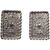Pair of antique silver letter trays - A/2131-2132