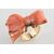 Coral and gold ring-sculpture - G/244