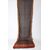 Antique Indian Sari, brown color, brick red and gold border - B/1524