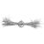 Steel wire wall lamp - design - O/5006