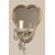 Pair of Murano sconces with mirror - O/7076
