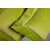 Pair of apple green velvet cushions - B/1972 -