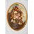 Pair of oval paintings on copper - O/8272 -