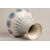 Vaso in ceramica bianco ed azzurro - O/830 -