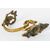 Reggitenda singolo in bronzo - O/6772-4