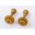 Coppia di antiche "embrasses" in bronzo - O/6839 -