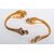 Coppia di antiche "embrasses"  per tende in bronzo dorato - O/4740-5