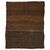 Kilim nero-marrone "primitivo" - nr. 1353 -