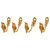 Set 4 "embrasses" antiche in bronzo - O/6771-3 -