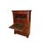 Secretaire francese di metà 1800 stile Impero con bocchette in bronzo e piano in marmo nero