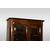 French Regency style cabinet display case from the 1800s with antique mirrors