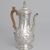 Caffettiera in argento sterling Giorgio III, William Cripps, Londra, 1762