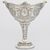 Pair of pierced, embossed and chased silver cups, Hanau, late 19th century