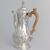 Caffettiera in argento sterling Giorgio III, William Cripps, Londra, 1762