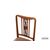 Set of 4 Victorian mahogany wood chairs with inlay threading