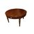Large round extendable walnut table from the early 1800s
