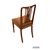 Set of 4 Victorian mahogany wood chairs with inlay threading
