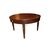 Large round extendable walnut table from the early 1800s