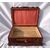 Carved and veneered wooden box. Italy, early 20th century.