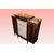 French 1800s Sormani showcase with 3 mahogany doors
