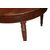 Large round extendable walnut table from the early 1800s