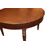 Large round extendable walnut table from the early 1800s