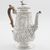 Cioccolatiera in argento sterling Giorgio IV, George Cowie, Londra, 1826