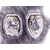 Pair of George IV sterling silver salt cellars, Paul Storr, London, 1820