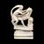 Alabaster sculpture - Hercules and the Cretan Bull. Rome, 17th century.
