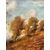 European painter (late 19th century) - Landscape with woods and path.